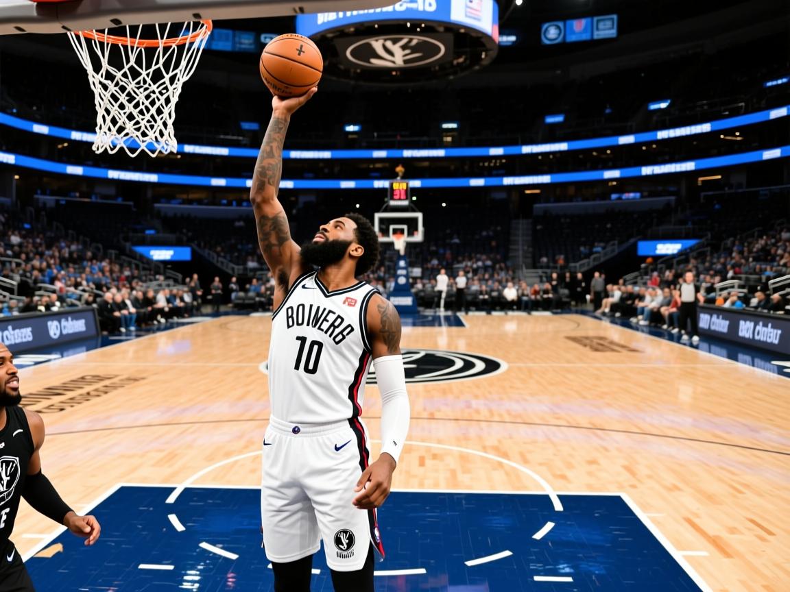 篮网队擒狼队晋级季后赛，欧文连得40+得分